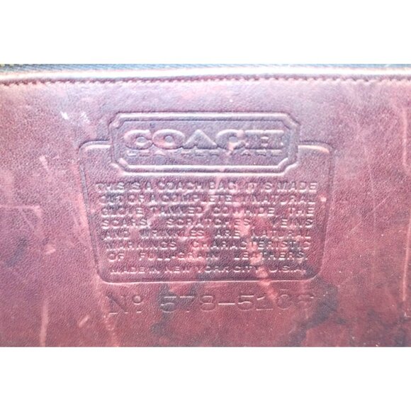 Vintage Coach Saddle Bag Burgundy Brown Bonnie Cashin Era Purse - Picture 6 of 16